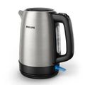 Philips Daily Collection Vattenkokare – 1,7 l, Rostfritt Stål SUS304, Fjädrat Lock, Micromesh-filter, 360° Basplatta, Automatisk Avstängning, Snabb Kokning, Indikatorlampa (HD9350/90)