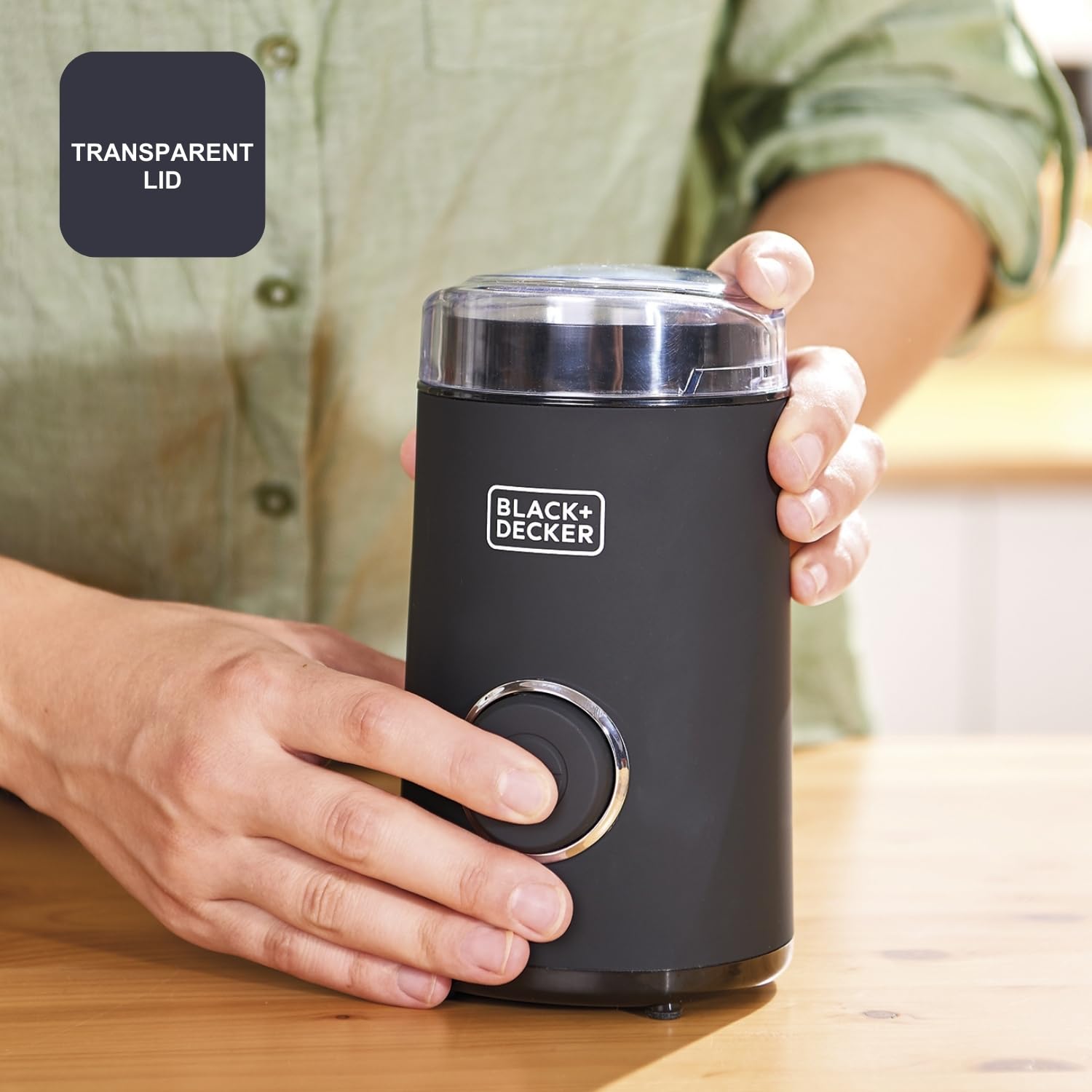 Black+Decker BXCG150E ES9080010B Kaffekvarn, Svart, En Storlek