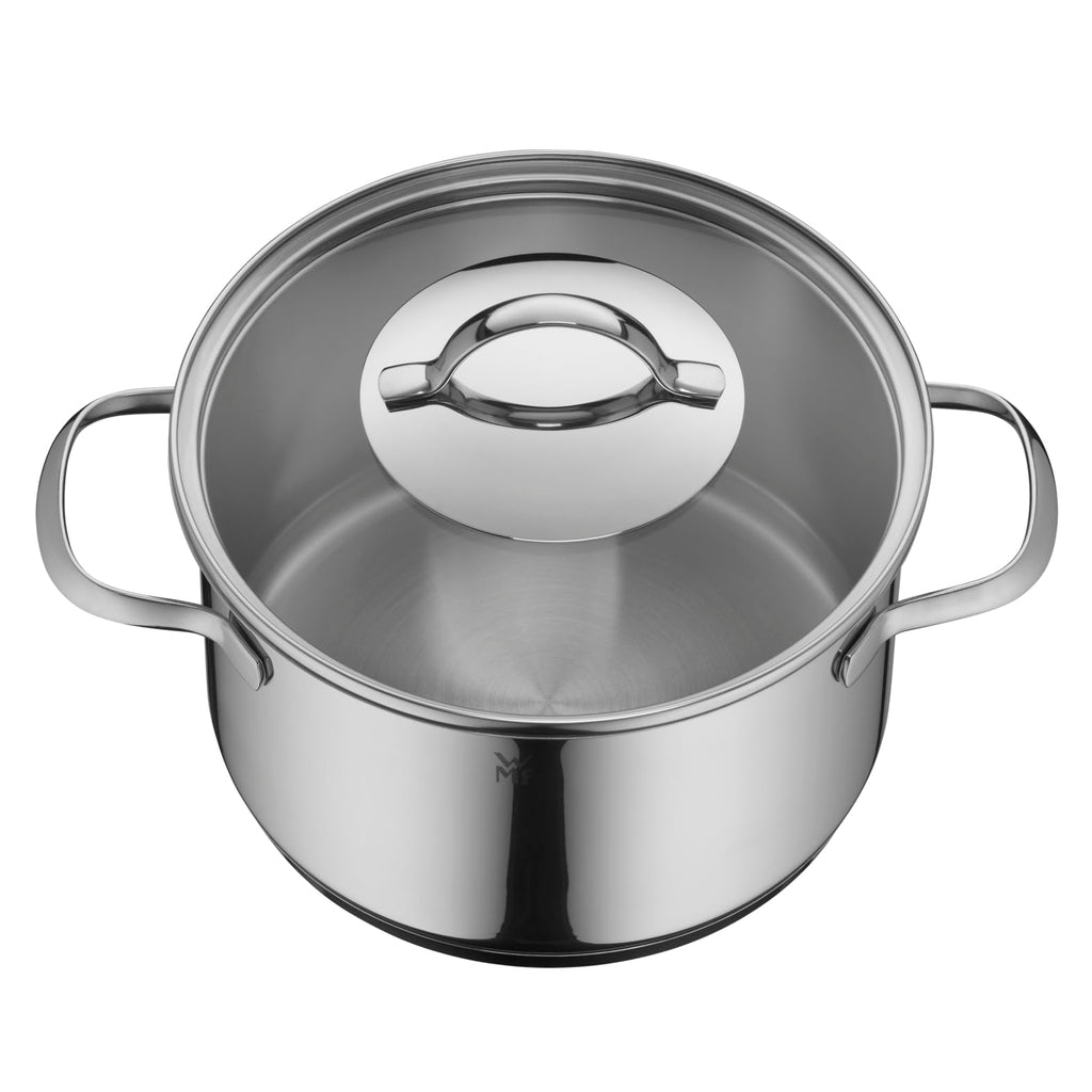 WMF Provence Plus Kastrullset 0721056380 | 5 Delar | Inkl Glaslock | Värmebeständig 250 Grader | Diskmaskinssäker | Transtherm-Universalbas | Induktion