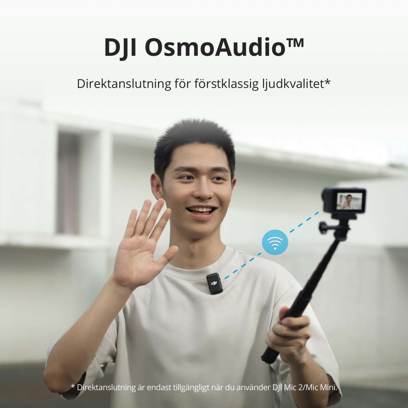 DJI Osmo Action 4 standardkombination - 4K/120 bps vattentät actionkamera med 1/1,3-tums sensor, fantastiska bilder i svagt ljus, 10-bitars och D-Log M färgprestanda, ett 1770 mAh-batteri