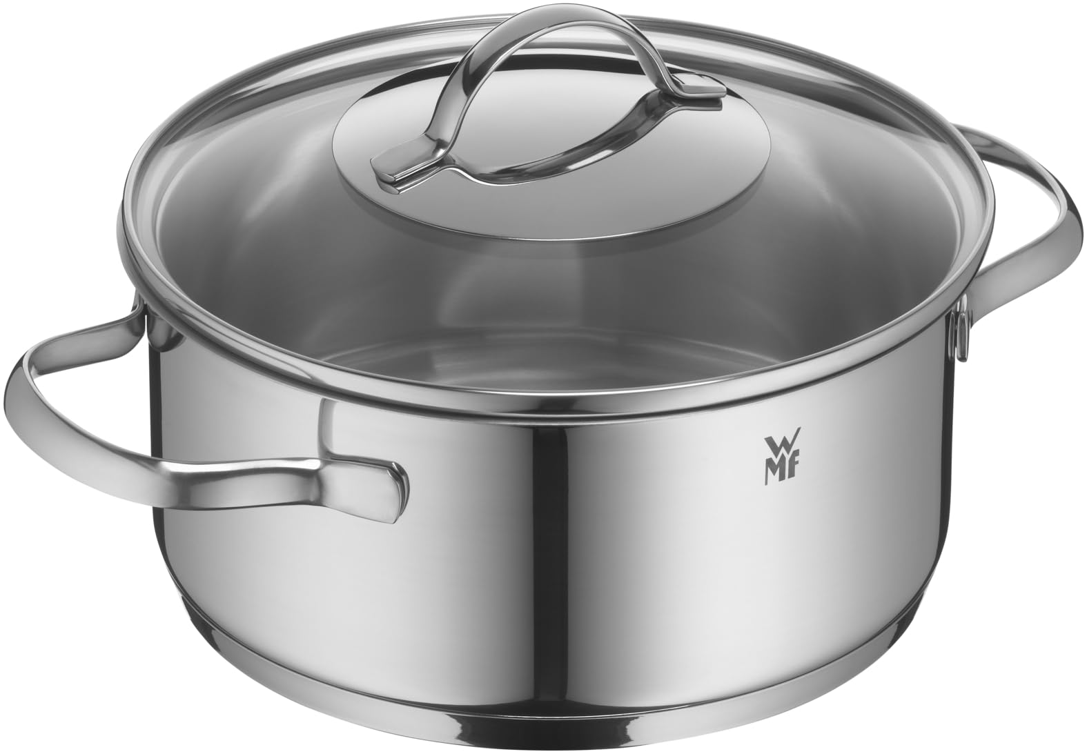 WMF Provence Plus Kastrullset 0721056380 | 5 Delar | Inkl Glaslock | Värmebeständig 250 Grader | Diskmaskinssäker | Transtherm-Universalbas | Induktion