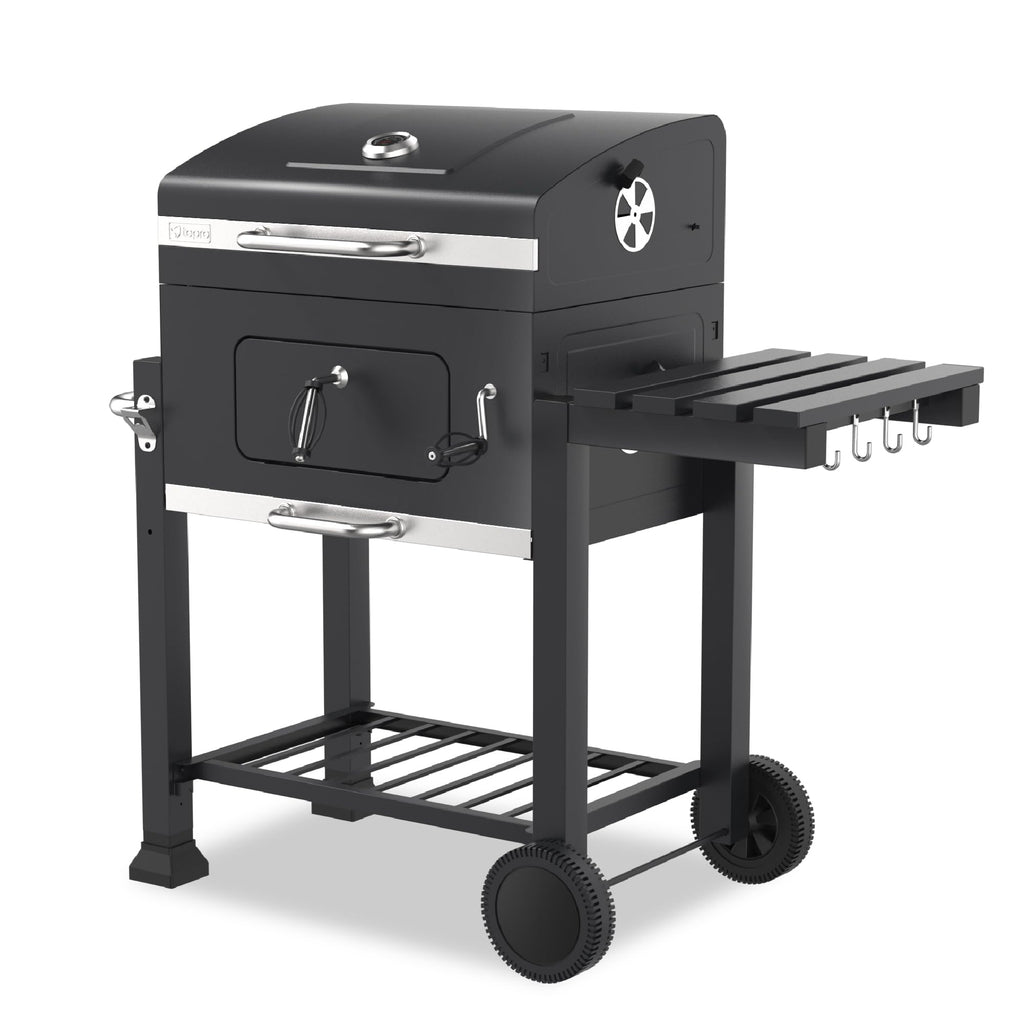Tepro Toronto Click Charcoal BBQ Antracit/Rostfritt stål