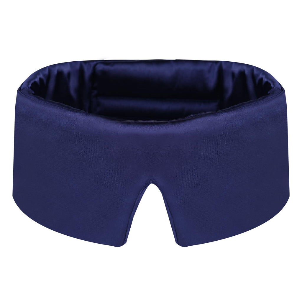 ACWOO Silk Sleep Mask, Super Soft And Comfortable Silk Eye Mask, Light-Blackout Sleep Aid Eye Mask, Blocks Light Eye Sleep Shade Cover For Men, Women, Nap, Travel, Gifts, Meditation, Shift Work