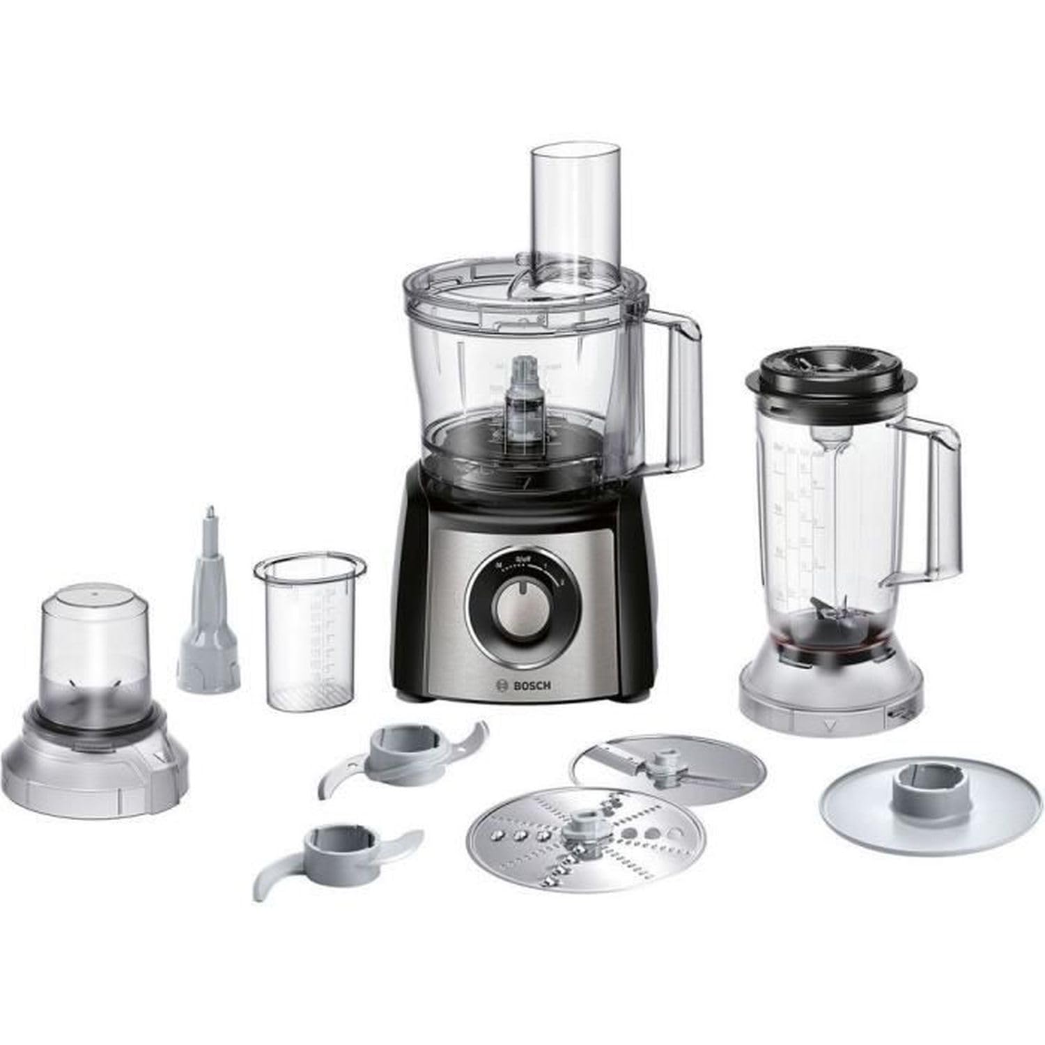Bosch MultiTalent 3 MCM3501M Köksmaskin, Svart, 800 W