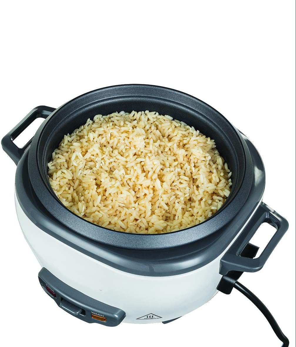 Russell Hobbs riskokare, kokar upp till 6 portioner ris upp till 200 gram per portion, varmhållningsfunktion, non-stick beläggning, ångkorg, mätkopp och sked ingår, 27030-56