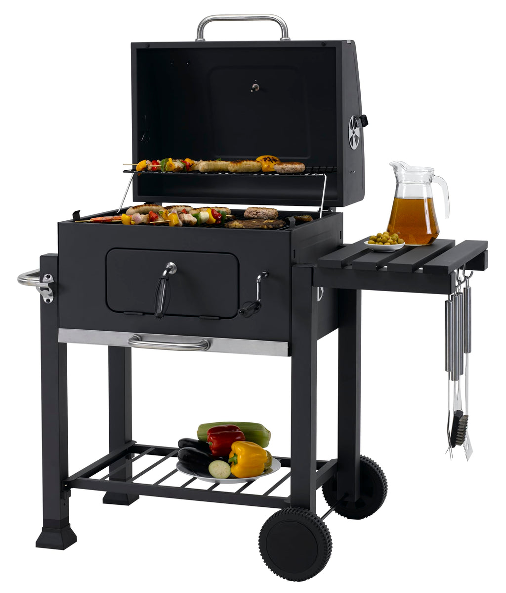 Tepro Toronto Click Charcoal BBQ Antracit/Rostfritt stål