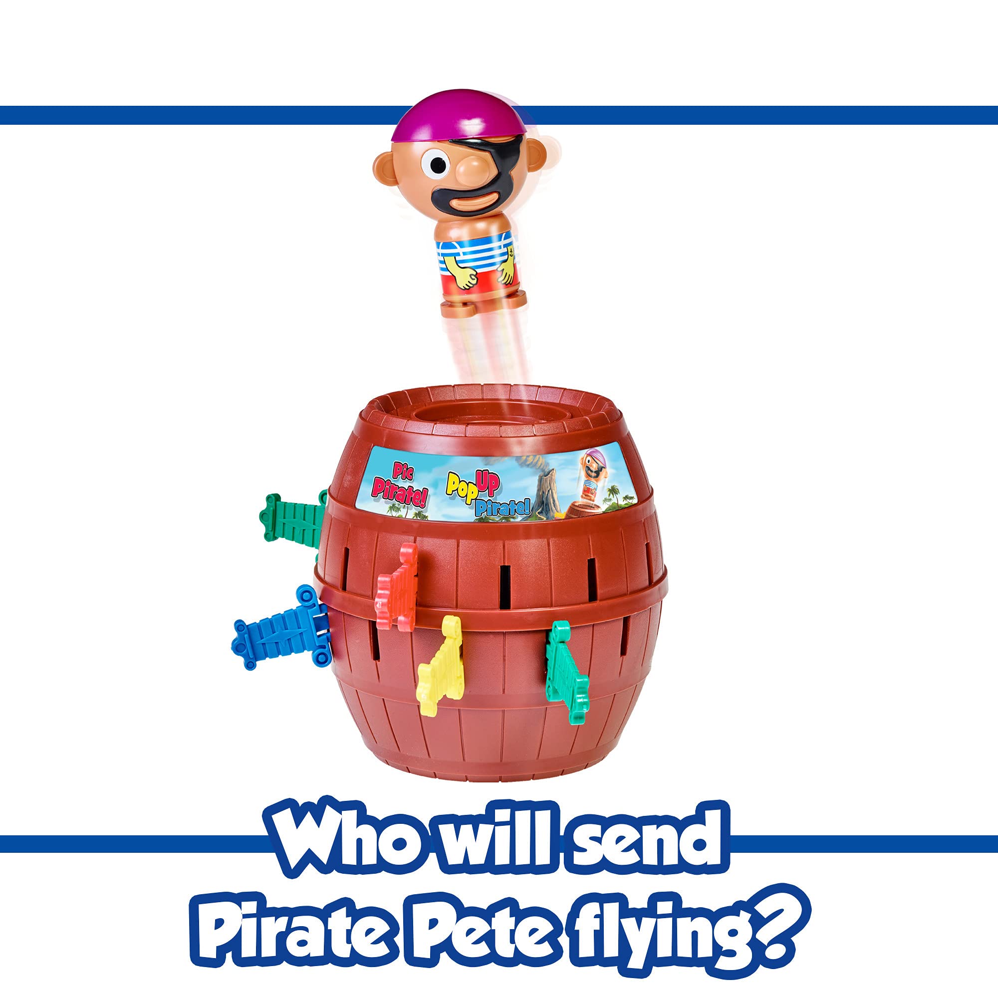 TOMY Pop Up Pirate Classic T7028 Bordsspel, Engelsk språkversion, Från 4 år