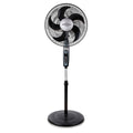 Orbegozo Sf 0149 stående oscillerande fläkt, 40 cm blad, justerbar höjd, 3 hastigheter, 60 W, svart