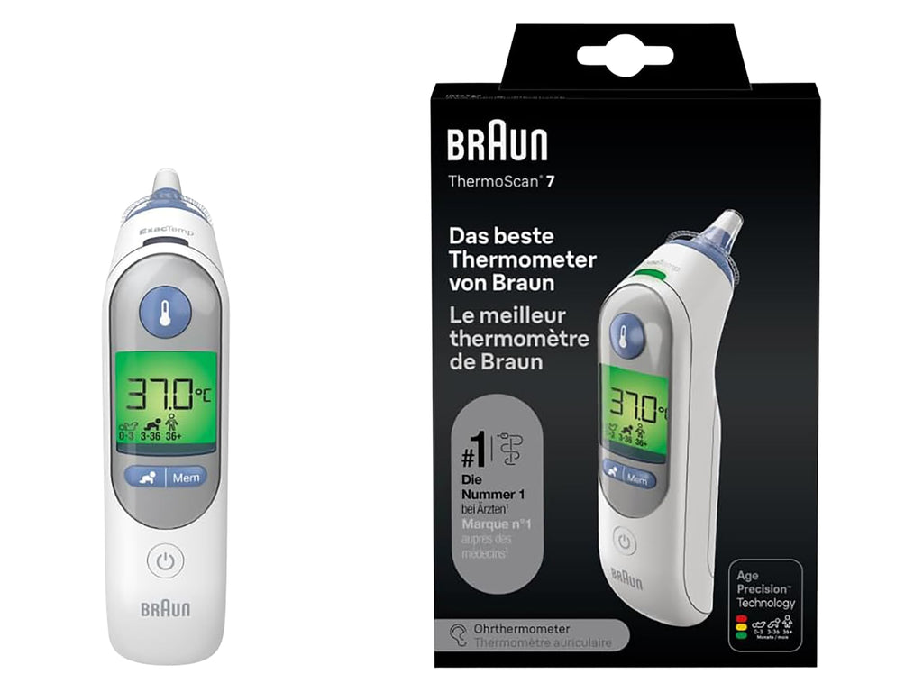 Braun IRT6520 Thermoscan 7 Örontermometer, Vit