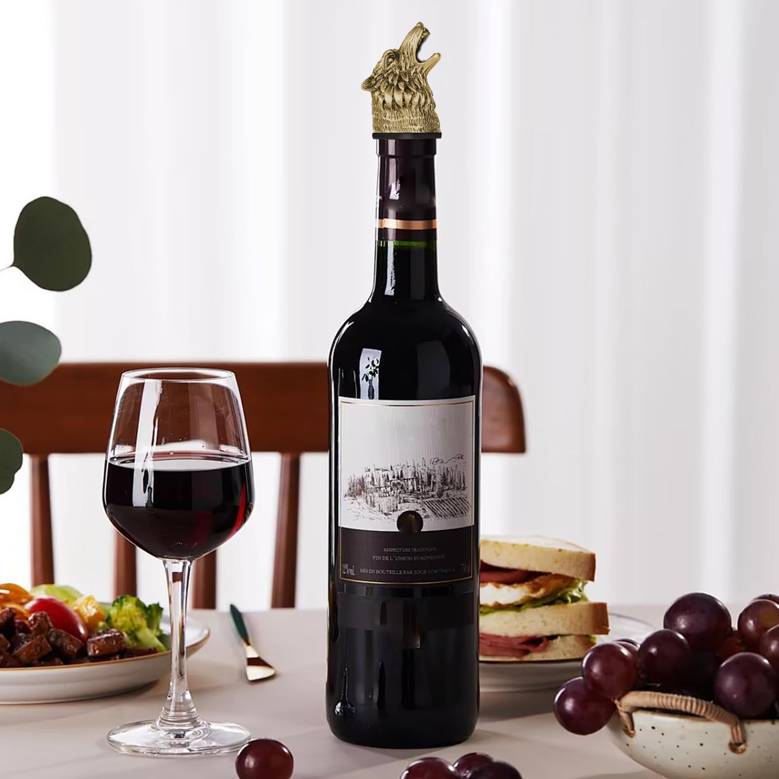 Liquor Pour Pip gåva - 60 ml Animal Wine Aerator Pourer, Creative Alcohol Diffuser Stopper, rostfritt stål Spirpip, unikt flasktopperstillbehör | Dekorativa nyheter nyheter män