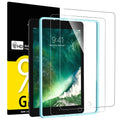 NEW'C 2 pack, Skärmskydd Med iPad 9,7 (modell 2018/2017), iPad 6, iPad 5, iPad Pro 9,7, iPad Air 2 / iPad Air och installationsram ingår – Härdat Glas HD klar 9H hårdhet bubbelfritt