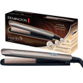 Remington Plattång med högkvalitativ keramikbeläggning berikad med keratin och mandelolja, LCD-display, 10 temperaturinställningar 150-230°C, Keratin plattång S8540