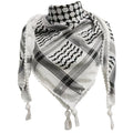Palestina halsduk 122 x 122 cm Keffiyeh palestina autentisk palestinsk halsduk halssjal bomull Shemagh unisex arabisk huvudduk palestinsk keffiyeh med tofs.