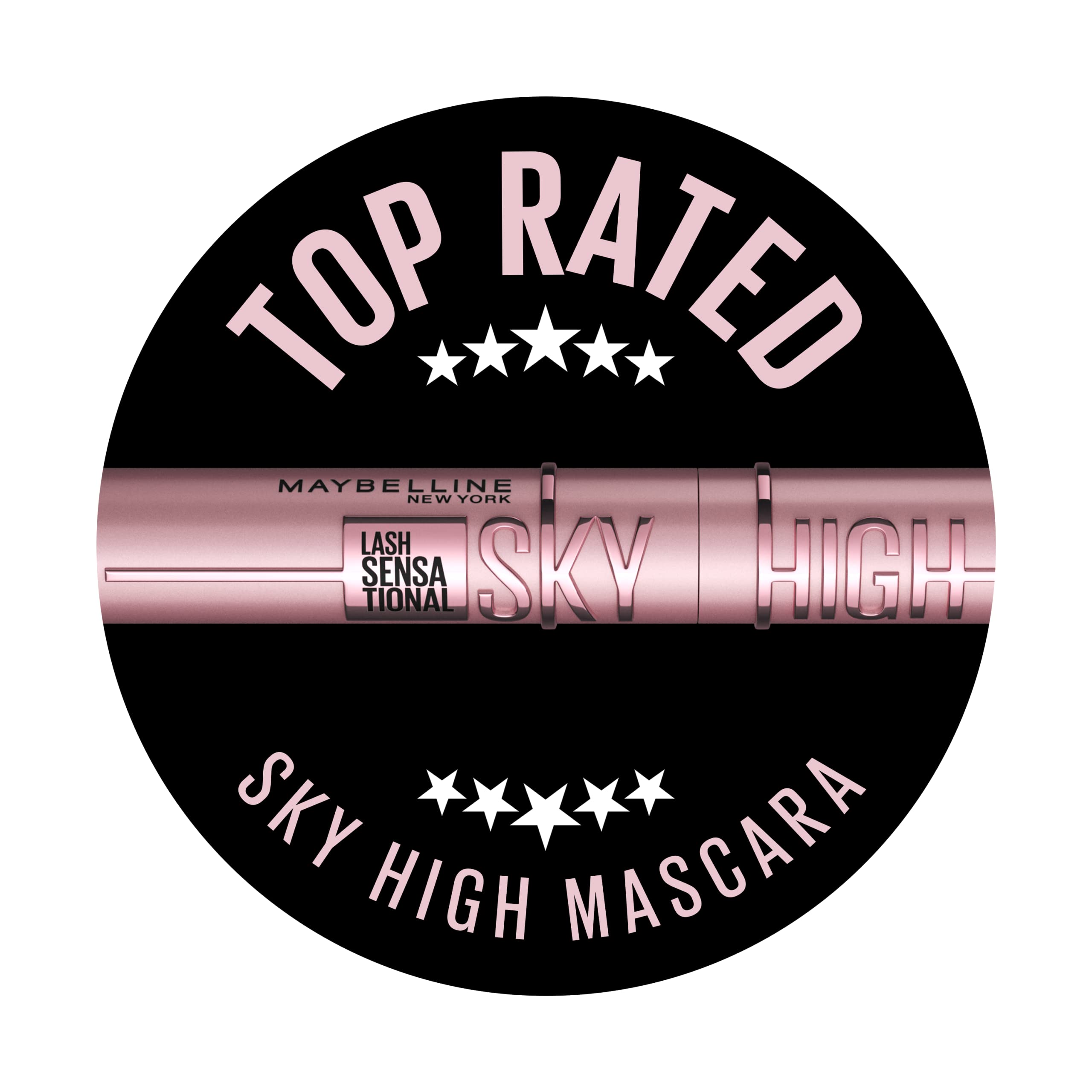 Maybelline New York, mascara, ger varje frans volym och längd, Lash Sensational Sky High, nyans: svart, 7,2 ml