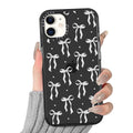 Yirlbey Genomskinligt fodral för iPhone 12/iPhone 12 Pro 6,1 tum, Aesthetic Butterfly mönster mönster för kvinnor, silikonskal TPU ram flexibel och skyddande PC-baksida iPhone 12 fodral, rosa