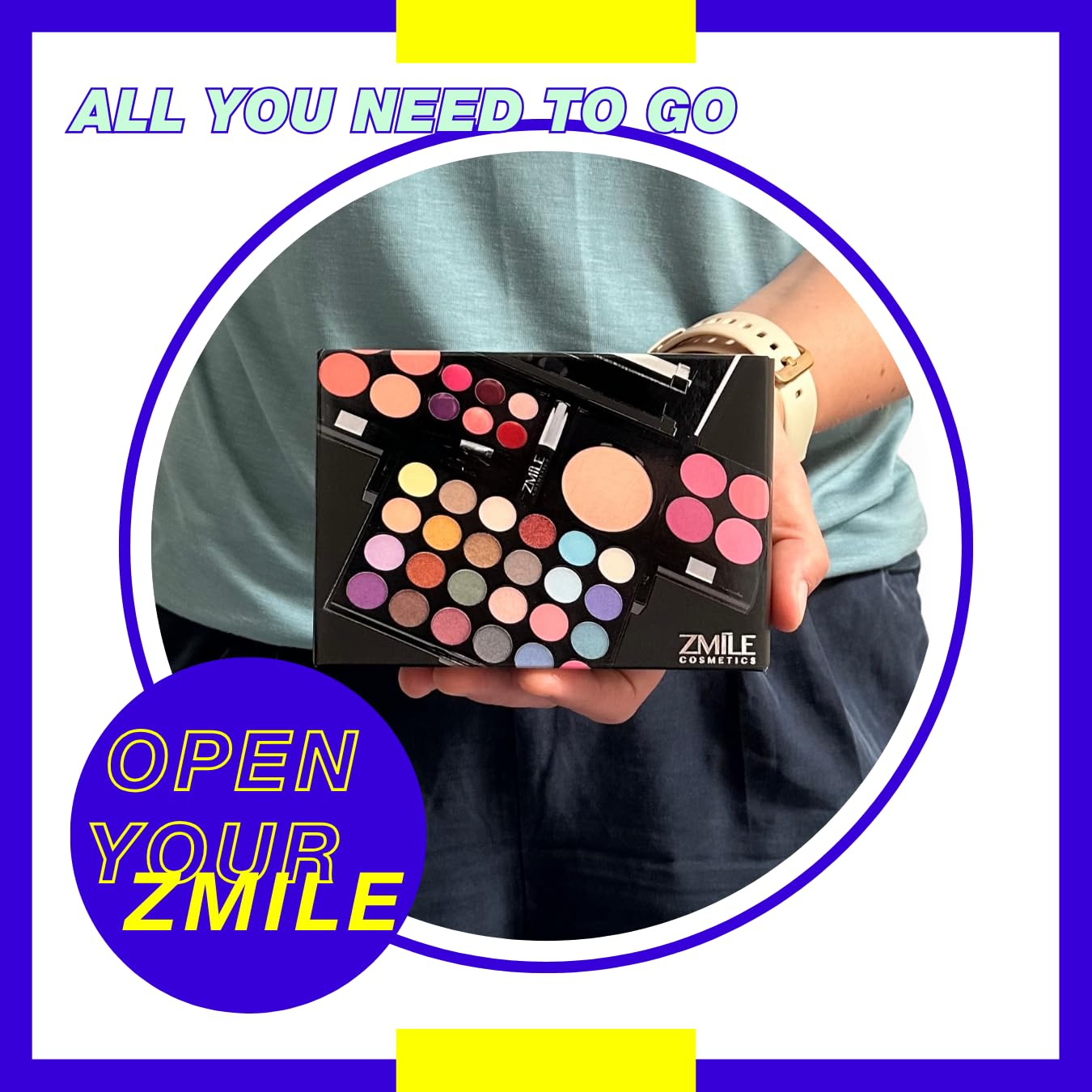 ZMILE Cosmetics All You Need To Go Makeup Palette Vegan Cosmetics