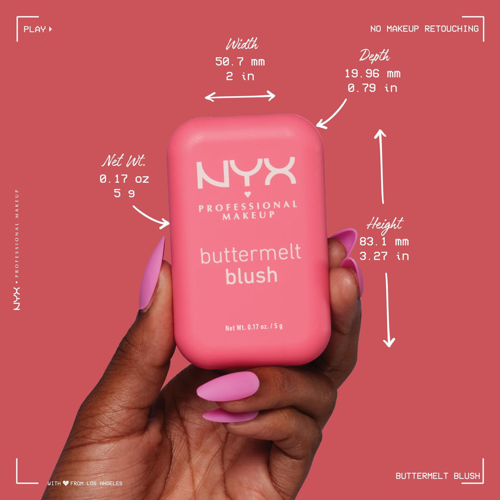 NYX Professional Makeup Buttermelt Blush 02 Butta Together 5 g