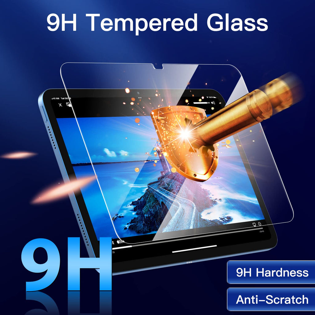 JETech Skärmskydd för iPad (A16) 11:e/10:e Generationen (2025/2022), Härdat Glas Film, HD Klar, 2-Pack