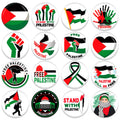 DPKOW Lest We Forget Pin Märken - Gratis Palestina Broscher, Skottland Minne Dag Pins, Scottish Burns Natt, 32 St Kostymtillbehör, Medium, Papper