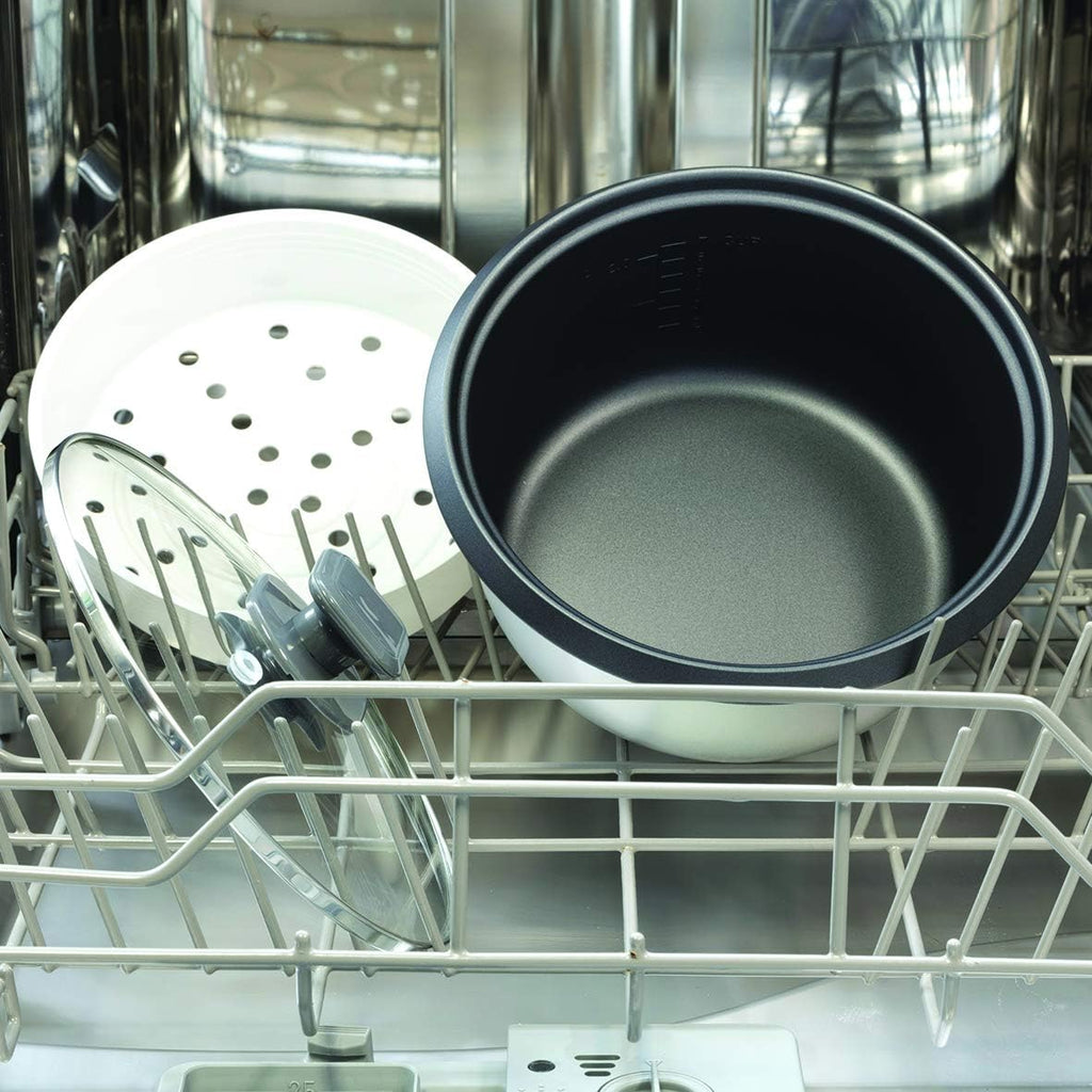 Russell Hobbs riskokare, kokar upp till 6 portioner ris upp till 200 gram per portion, varmhållningsfunktion, non-stick beläggning, ångkorg, mätkopp och sked ingår, 27030-56