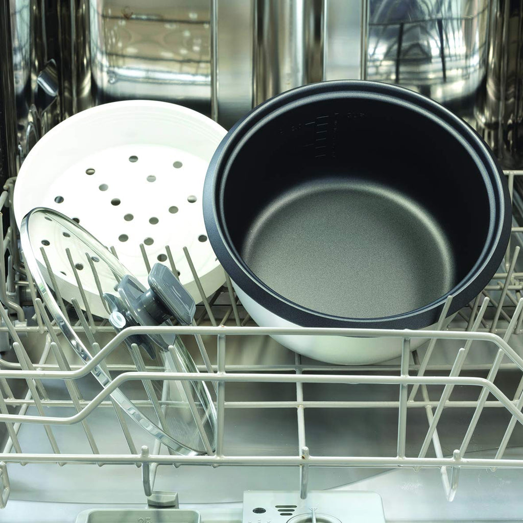 Russell Hobbs riskokare, kokar upp till 6 portioner ris upp till 200 gram per portion, varmhållningsfunktion, non-stick beläggning, ångkorg, mätkopp och sked ingår, 27030-56