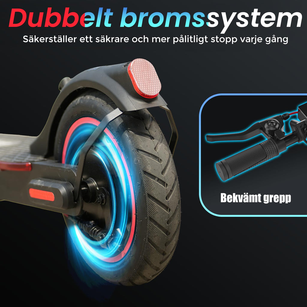 iScooter elektrisk sparkcykel, 250W motor, i8 el-sparkcykel med farthållare, 20–25 km räckvidd, 8,5-tums däck, 3 hastighetslägen, dubbelt bromssystem, snabb el-sparkcykel för vuxna och tonåringar