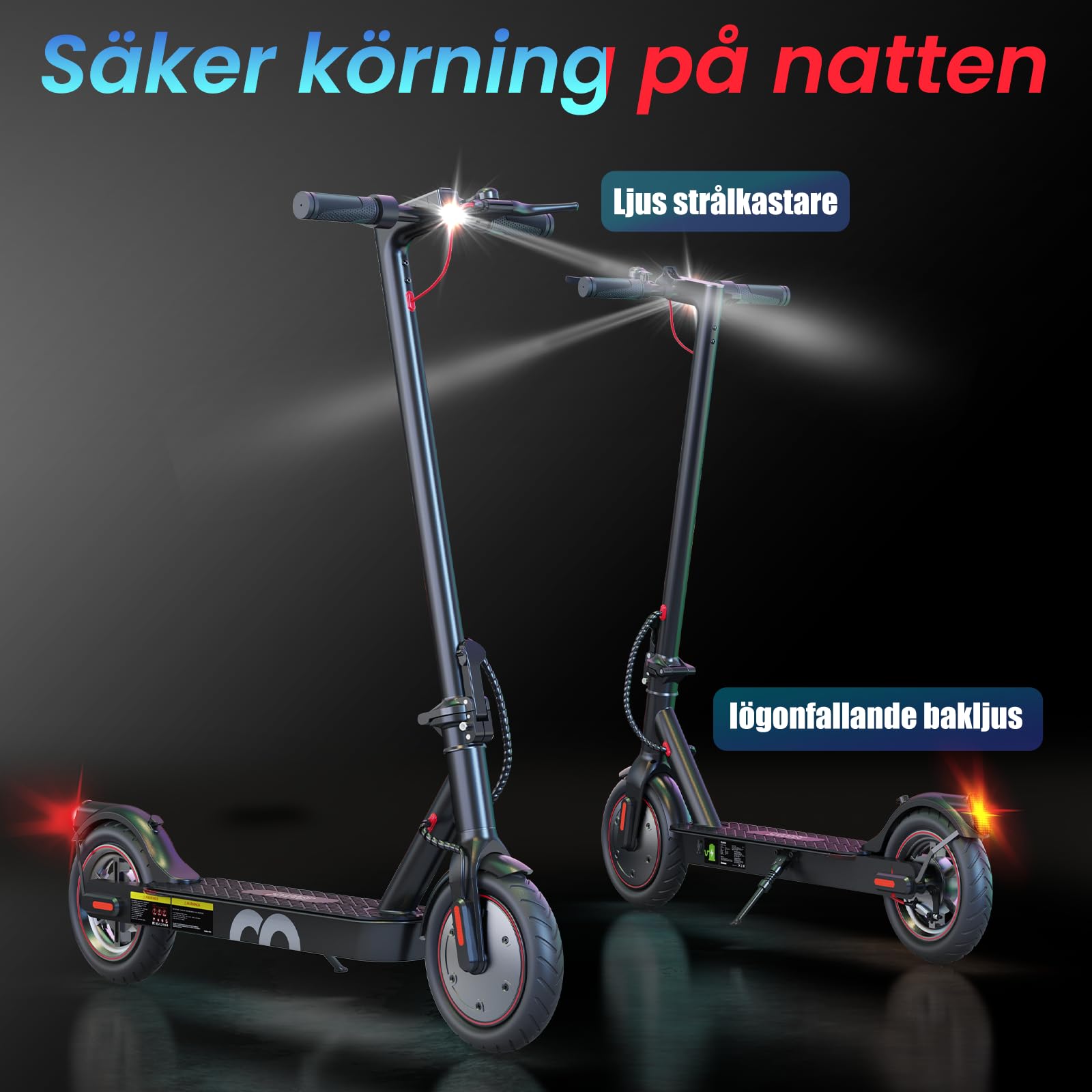 iScooter elektrisk sparkcykel, 250W motor, i8 el-sparkcykel med farthållare, 20–25 km räckvidd, 8,5-tums däck, 3 hastighetslägen, dubbelt bromssystem, snabb el-sparkcykel för vuxna och tonåringar