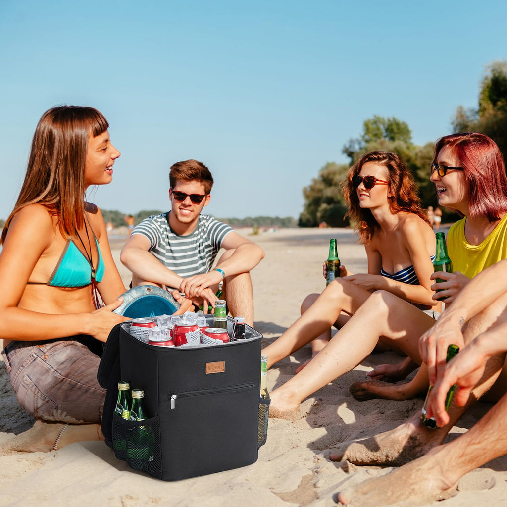 Lifewit Kylväska Ryggsäck, Stor Kylryggsäck för Vuxna, Kylväska Isolerad, Cooler Bag Vattentät Bärbar för Picknick, Strand, Camping, Resa