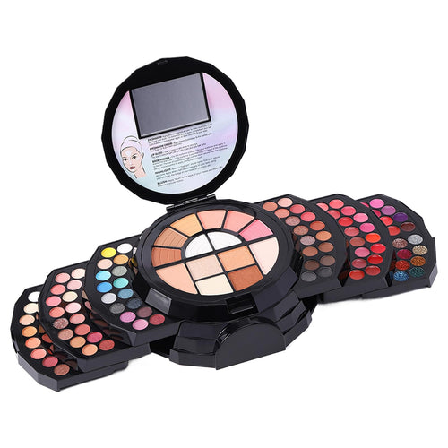 110 Färger Makeup Palette, Makeup Kit For Women Full Kit | 110 färger Professionell smink för kvinnor - Natural Color Make Up Bundle inkluderade ögonskugga Glitter Lipstick concealer Eye