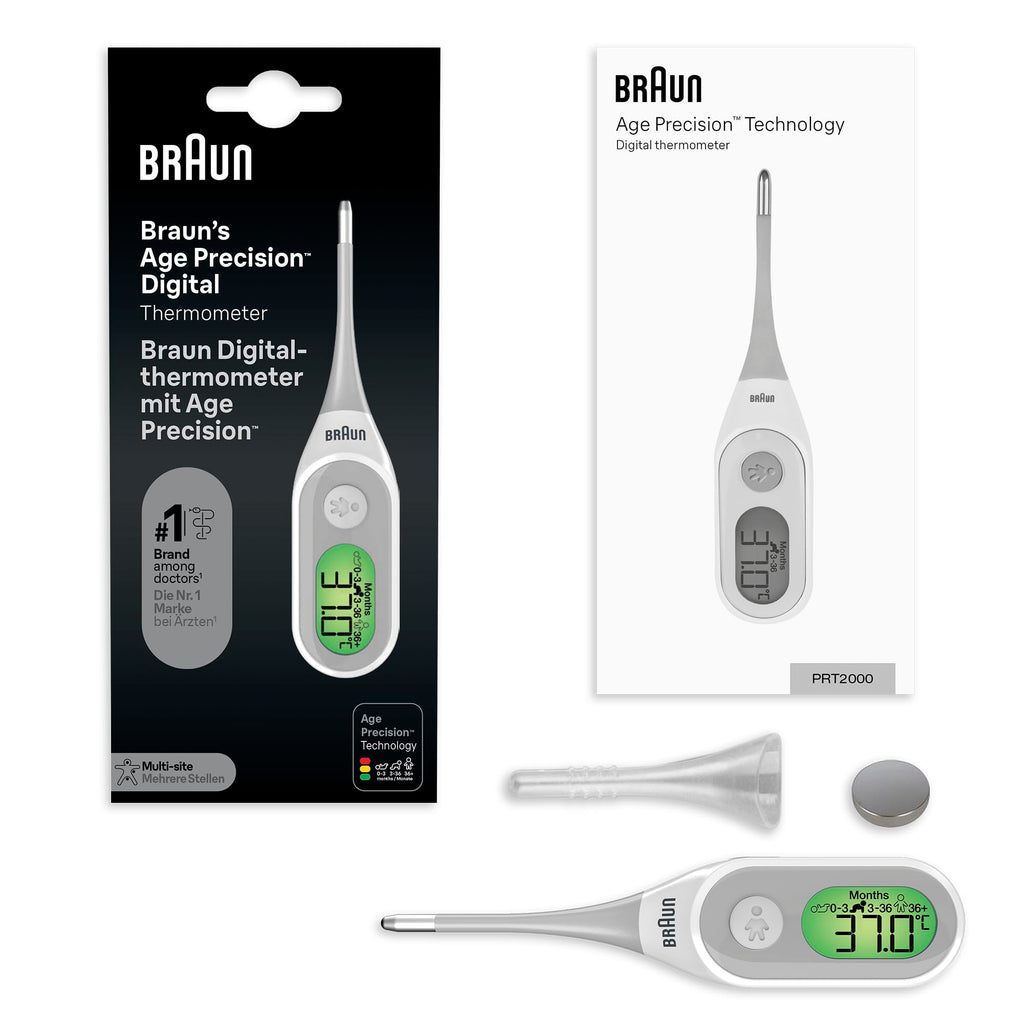 Braun Age Precision Termometer, Blå/Vit
