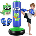 Boxningsväska för barn, uppblåsbar boxningssäck för barn, 120 cm - perfekt för karate, taekwondo, perfekt present till pojkar och flickor från 3 till 8 år