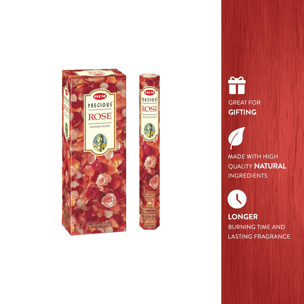 Encens Precious Rose - 20 grs - Hem