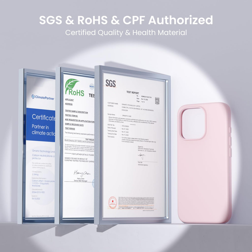 ORNARTO för iPhone 16 Pro Max skal silikon 6,9 tum, tunt mobiltelefonfodral iPhone 16 Pro Max av flytande silikon, reptåligt och stötsäkert skyddsfodral iPhone 16Pro Max fodral (2024) – rosa