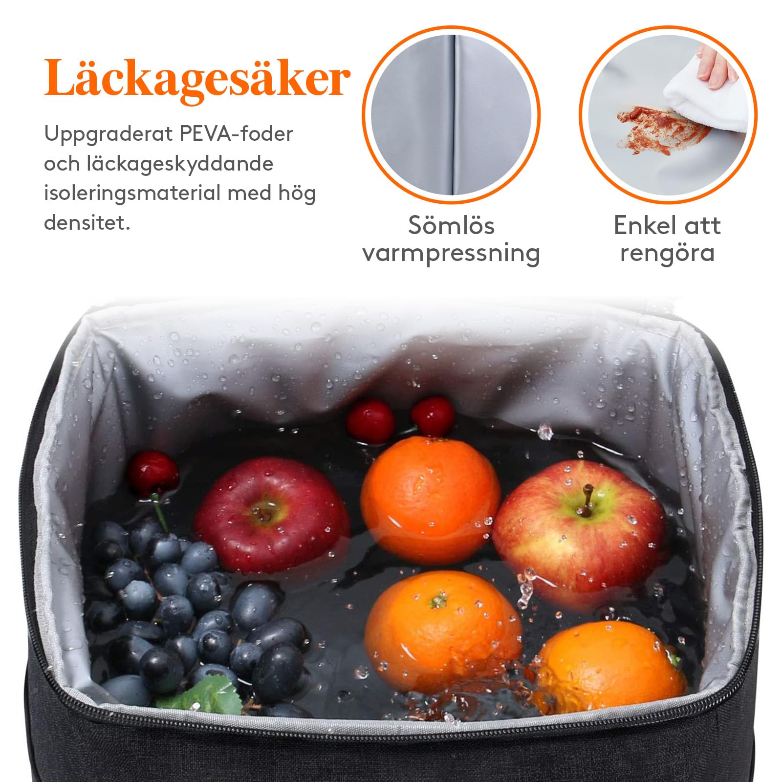 Lifewit Kylväska Ryggsäck, Stor Kylryggsäck för Vuxna, Kylväska Isolerad, Cooler Bag Vattentät Bärbar för Picknick, Strand, Camping, Resa