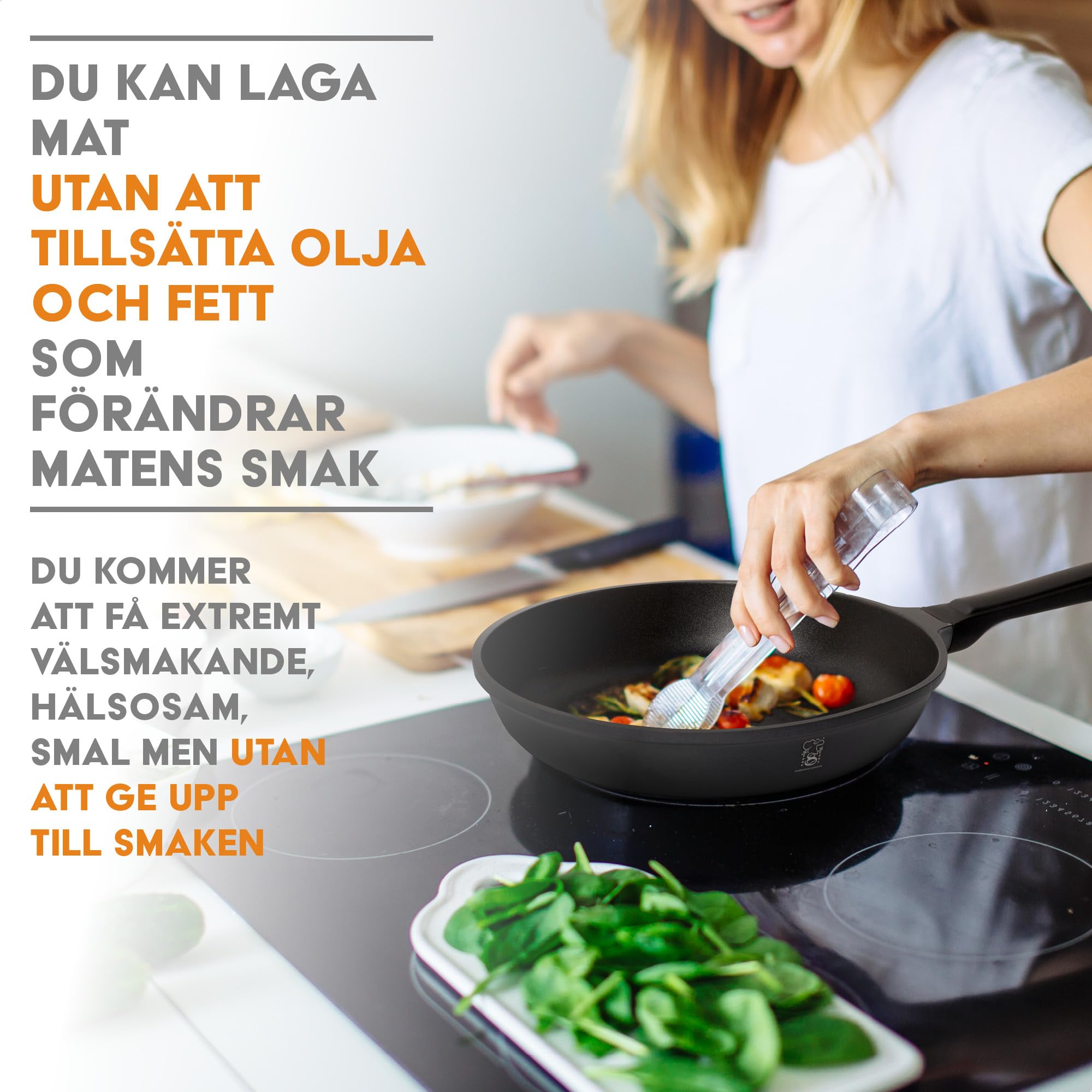 Stone&Stone Mjölkkanna 16 cm total induktion aluminium stål och sten professionell extremt nonstick utvecklad med tysk teknik sparar 50 % räkning