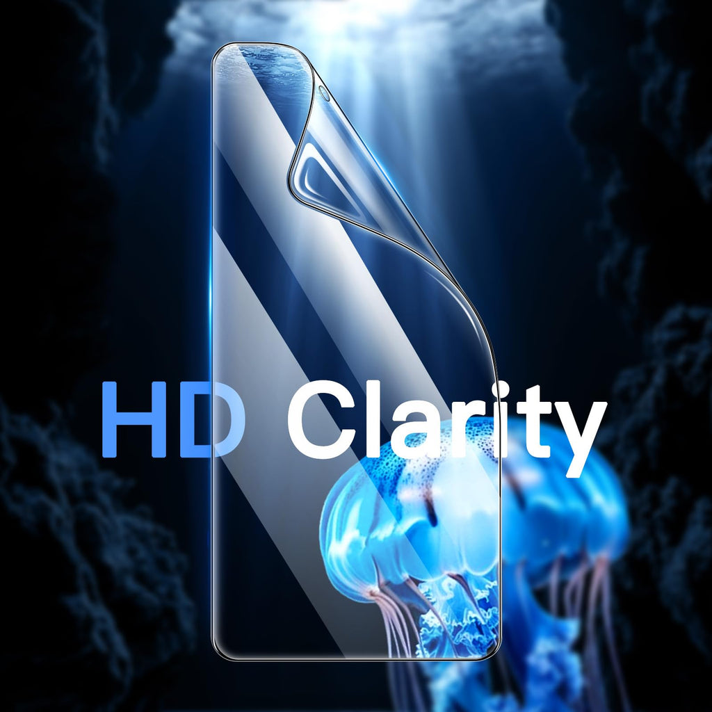 JETech Skärmskydd för Samsung Galaxy S26, Flexibel TPU-Film med Enkel Installationsbricka, Fingeravtrycks-ID Kompatibel, HD Klar, 3-Paket