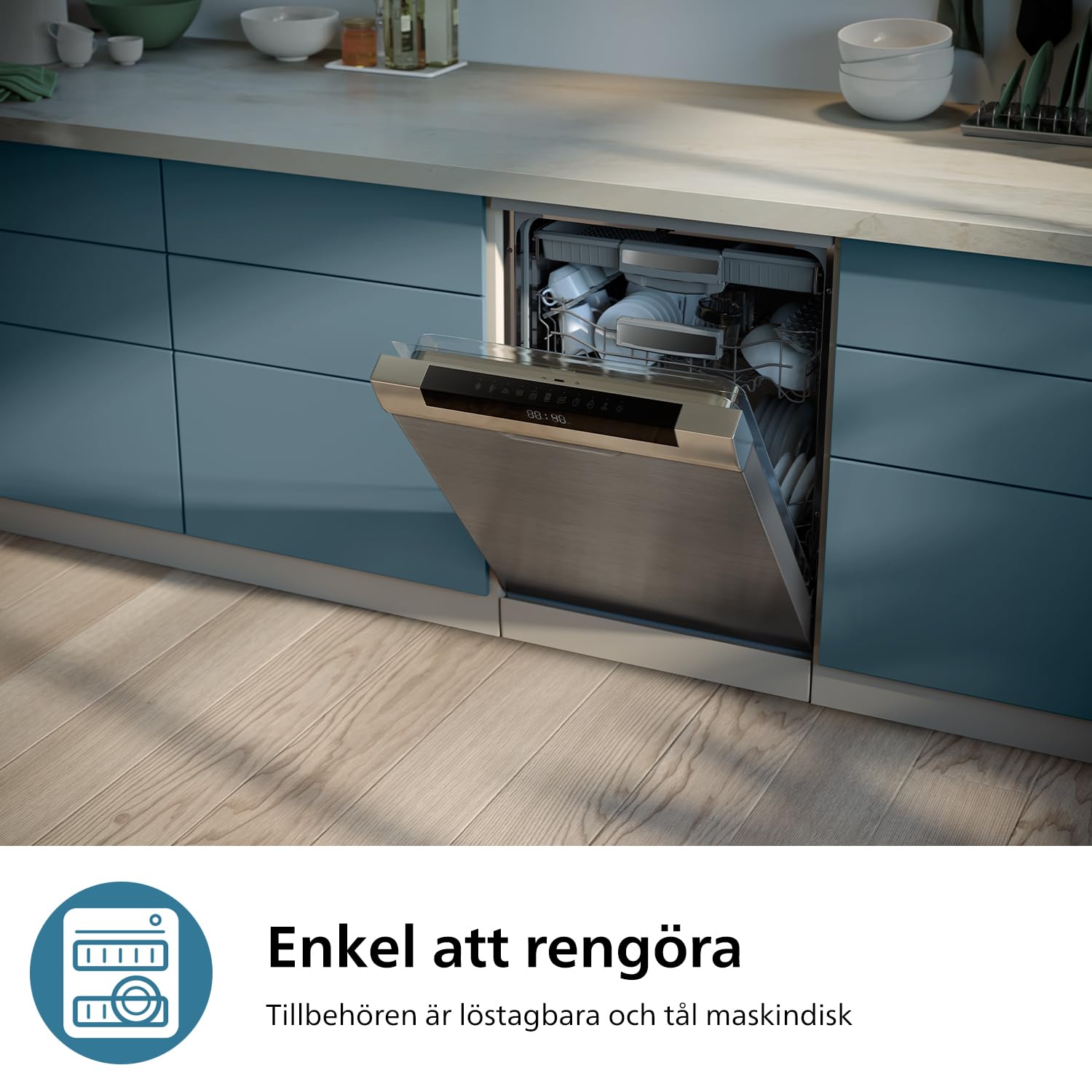 Philips Äggkokare 3000 Series, familjestorlek för upp till 6 ägg (mjuka, medium, hårda, pocherade), enkel att rengöra, bricka för pocherade ägg och äggpikare, 400 W effekt, kompakt design (HD9137/90)