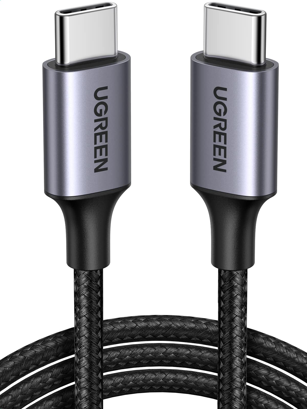 UGREEN 60 W USB C-kabel PD 3.0, PPS Ladekabel kompatibel med iPhone 15 Pro Max Galaxy S25 MacBook Air M2 iPad Pro 12.9 iPad Air 5/Mini 6, Pixel 7 Pro.(1M)