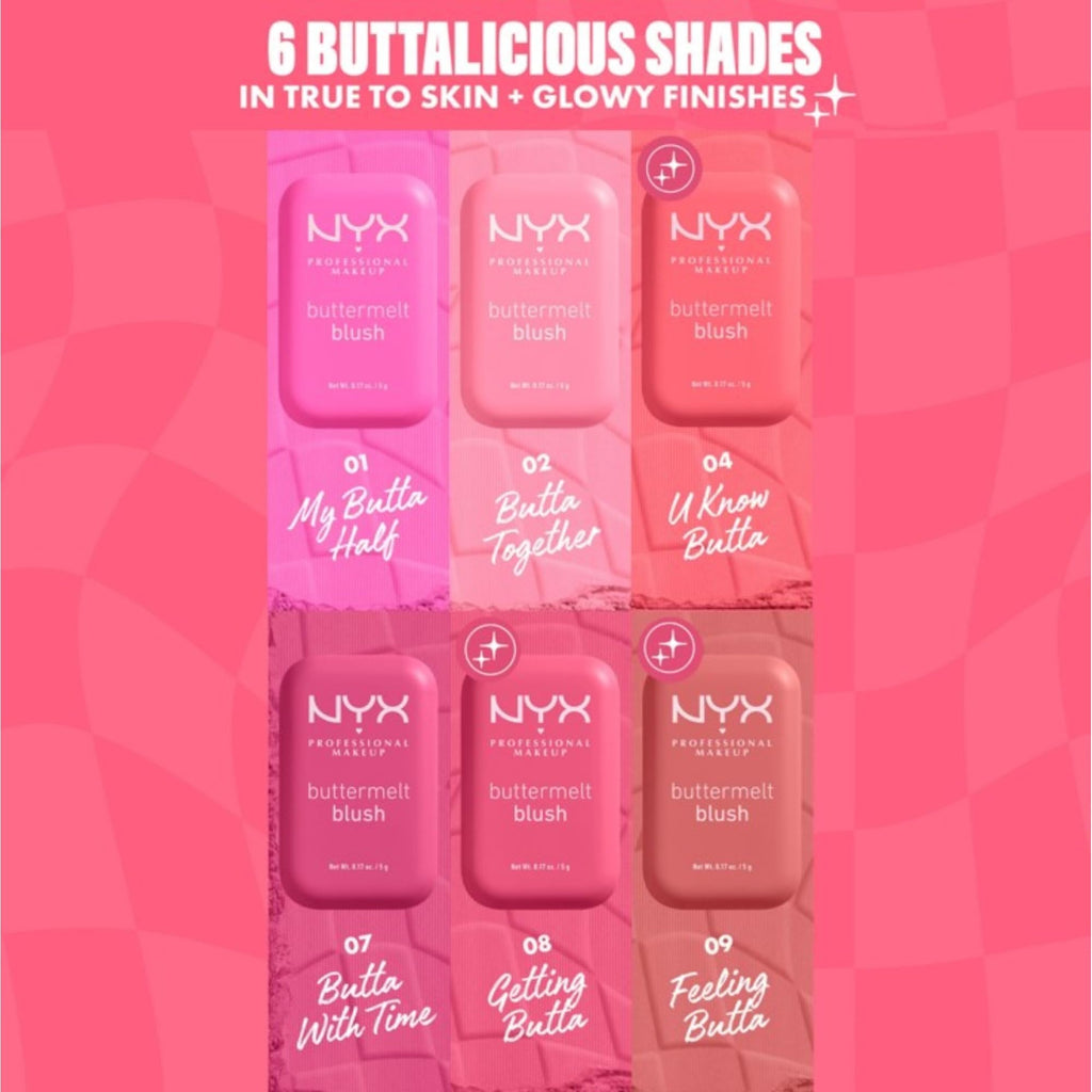 NYX Professional Makeup Buttermelt Blush 02 Butta Together 5 g