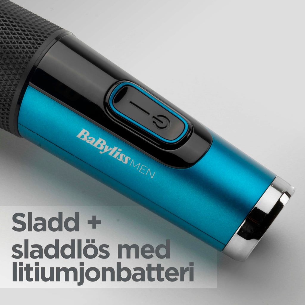 BaByliss Japanese Steel Hårklippare - Litiumbatteri, 160-Minuters Drift, 3-Timmar Fulladdning, Inkluderar Hårt Förvaringsfodral, Svart, E990E