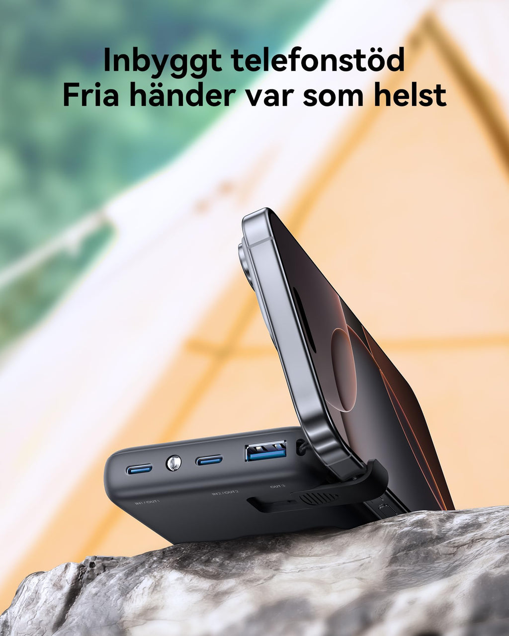 INIU 45W Power Bank, Superslim 10000mAh PD3.0 QC4.0 USB C Snabbladdning Extern Batteri med USB-C Kabel, Bärbar Laddare med LED-skärm för iPhone 17 16 15 14 13 12 iPad Samsung S24 S23 Note 20 etc.
