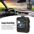 Dash Cam, 1080P Full HD Car DVR Dashboard Camera Video Recorder, 1,6-tums Färgskärm, Rörelsedetektering och Slinginspelning, för Bil, Lastbil, Taxi