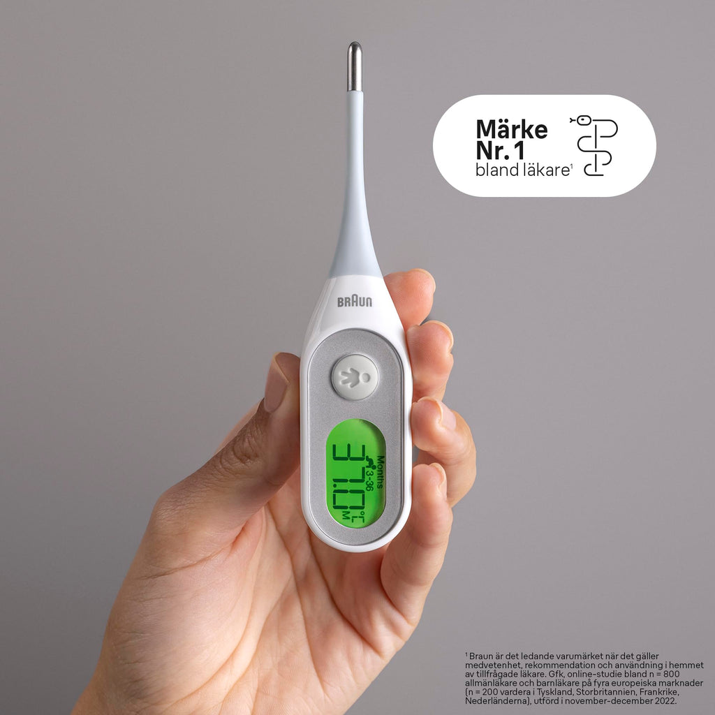 Braun Age Precision Termometer, Blå/Vit