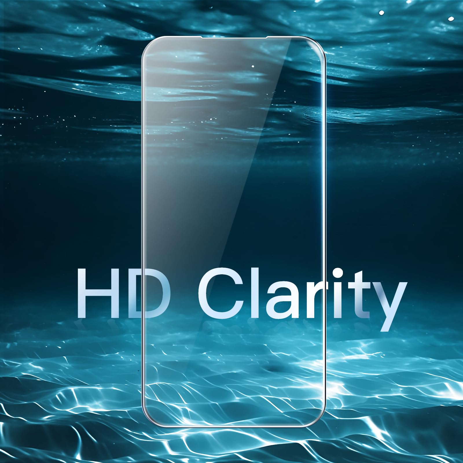 JETech Skärmskydd för Samsung Galaxy S25 5G, Härdat Glasfilm, Fingeravtryck ID Kompatibel, HD Klar, 3-Paket