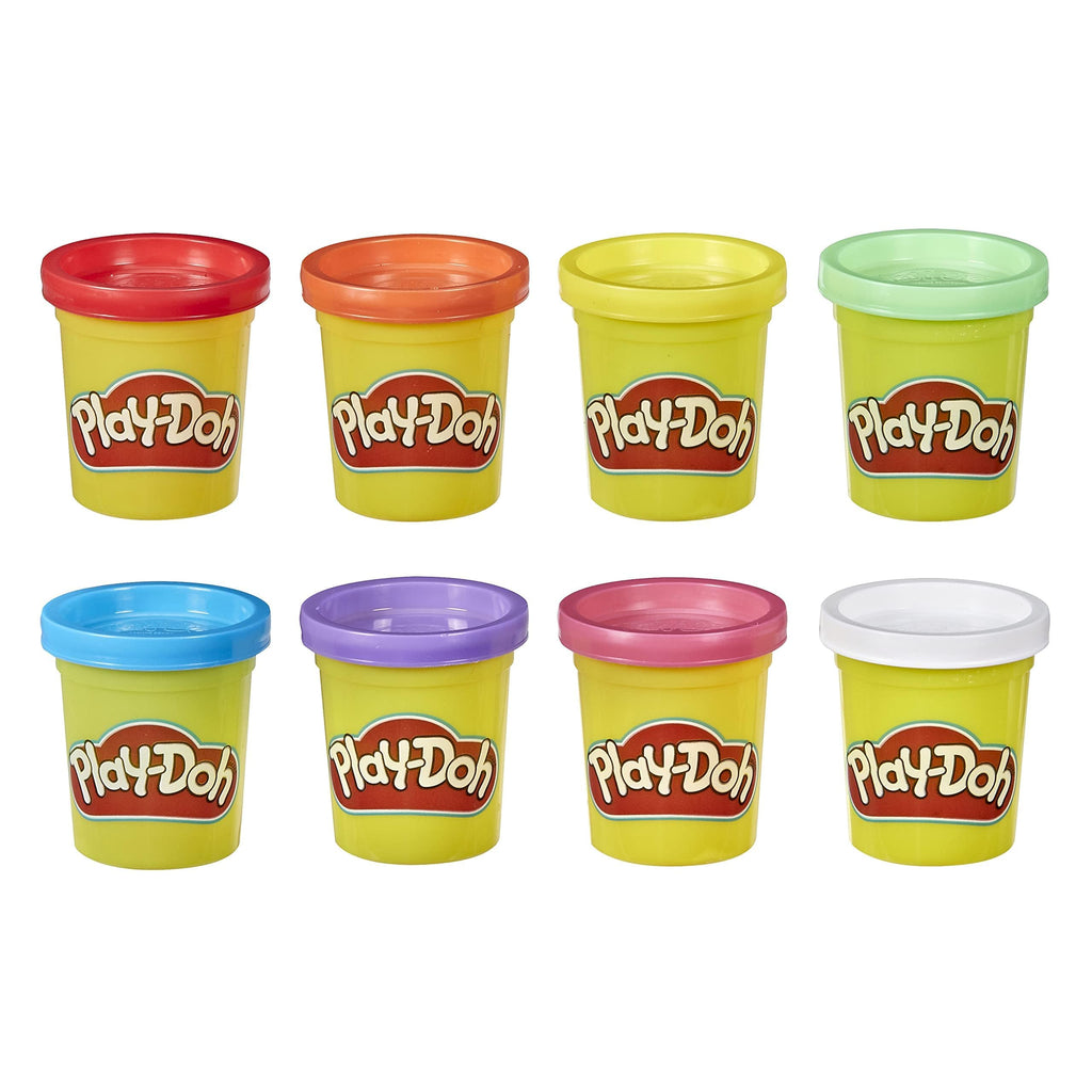 Play-Doh 8-Pack Rainbow, giftfri modellera med 8 färger