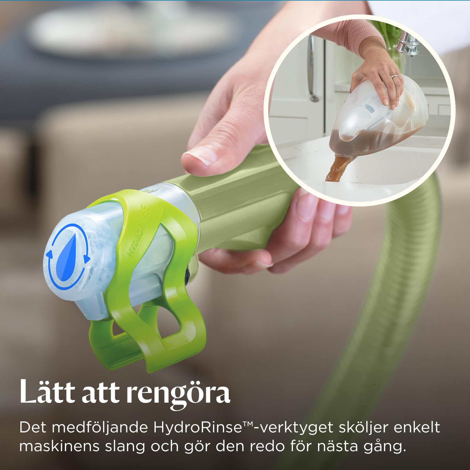 BISSELL Little Green, Dammsugare Tvätta Mattor, Mattvätt för Dagliga Fläckar och Smuts, Kraftfull Klädseltvätt, Våtdammsugare för Mattor, Bilar, Soffor, Madrasser och Mer, Kraftfull 340W Motor, 4098N