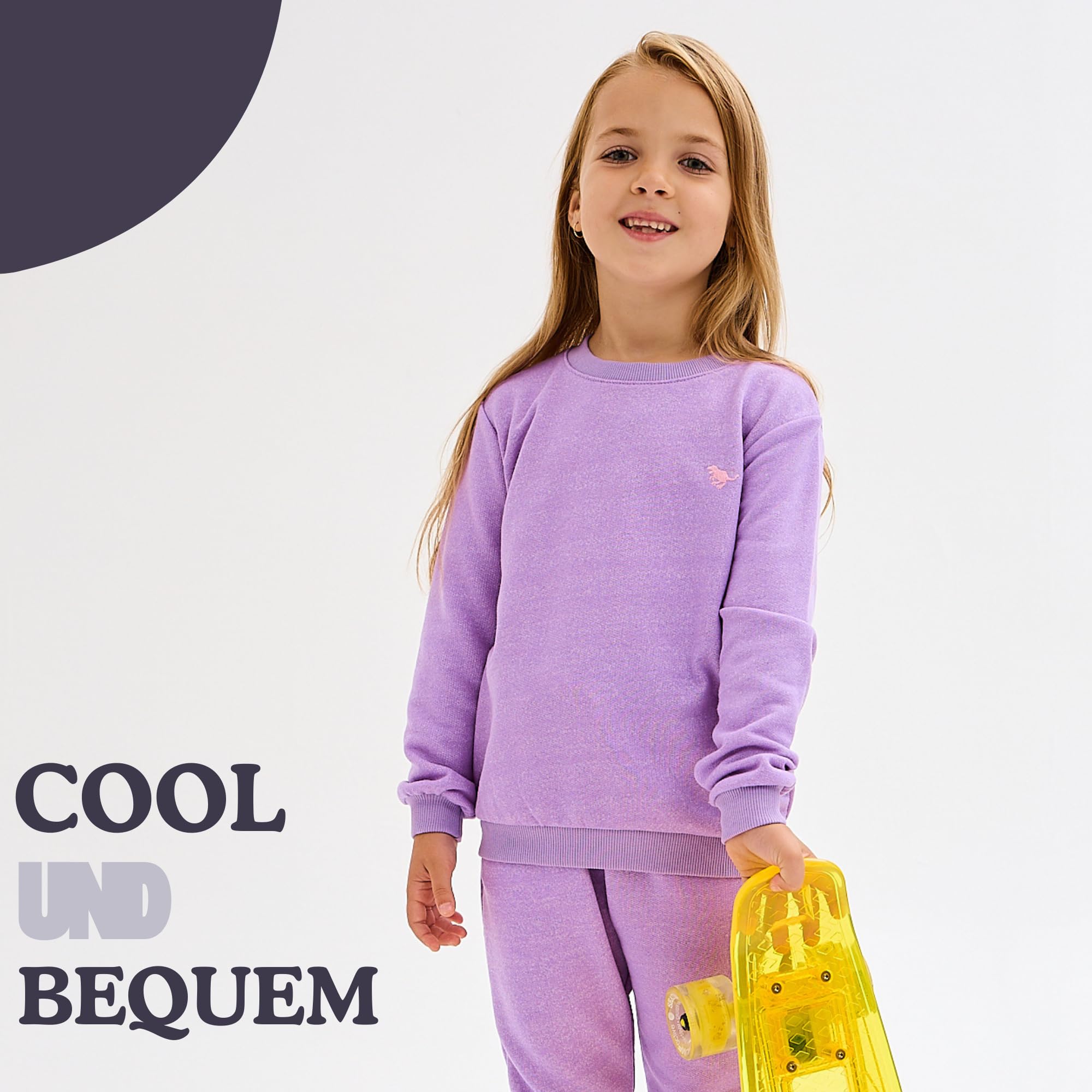 deiko Set med kläder för bebisar, unisex, 100 % bomull, outfit, barnkläder, 2-delat set med långärmad tröja och byxor med fickor