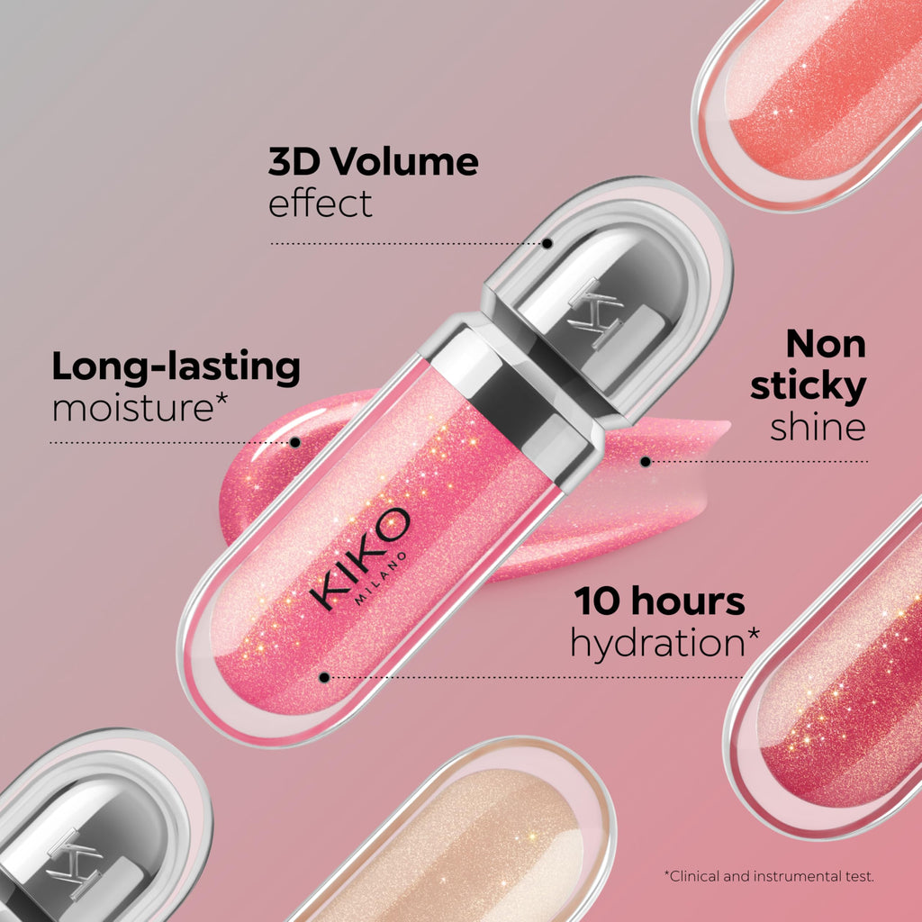 KIKO Milano 3D Hydra Lipgloss 20 | Mjuka läppglans för en 3D-look