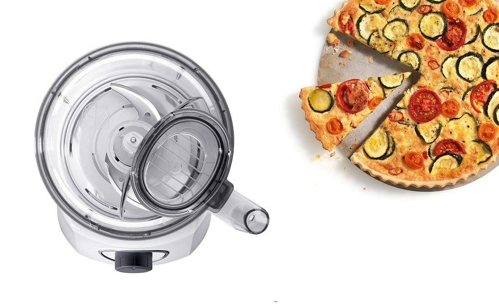 Bosch MultiTalent 3 MCM3200W - Matberedare med mixer till smoothies, vispskiva för grädde och äggvita, 3,2 L bunke, 800 Watt, 2 hastigheter och pulsfunktion, vit