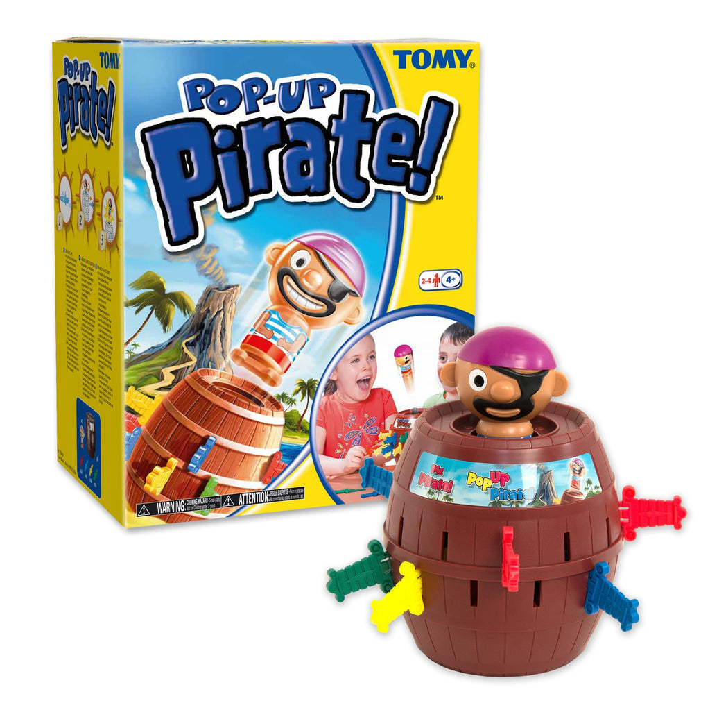 TOMY Pop Up Pirate Classic T7028 Bordsspel, Engelsk språkversion, Från 4 år